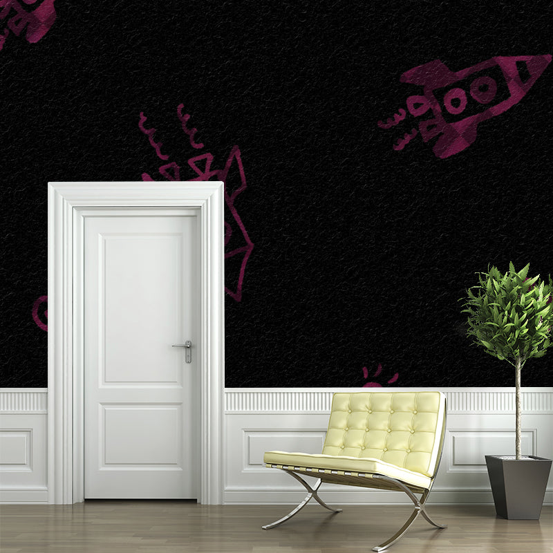 Interesting Universe Wall Mural for Children's Room Home Decoration, Mildew Resistant