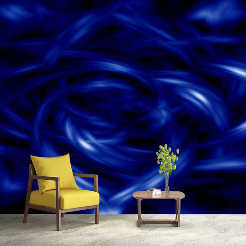 Swirl Abstraction Mural Decal for Living Room Wall Decor, Customized Size Available