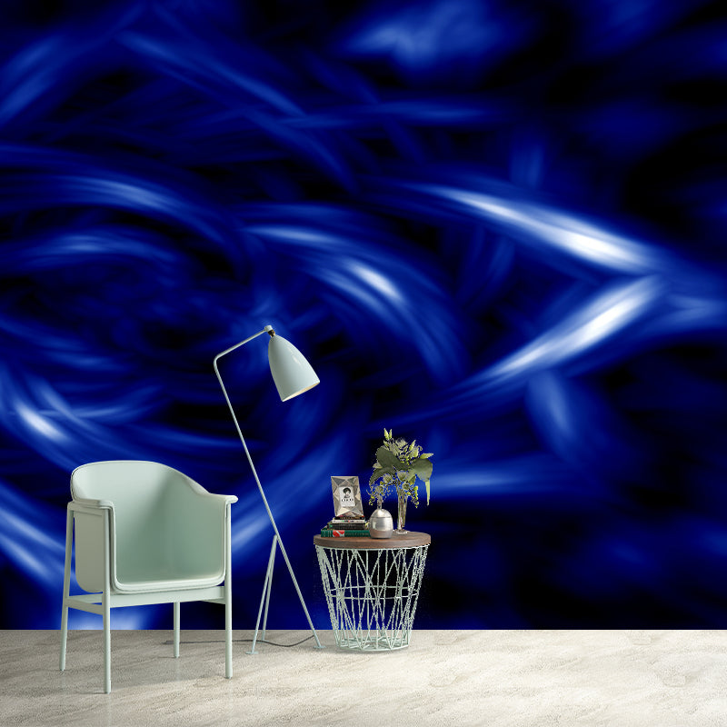 Swirl Abstraction Mural Decal for Living Room Wall Decor, Customized Size Available