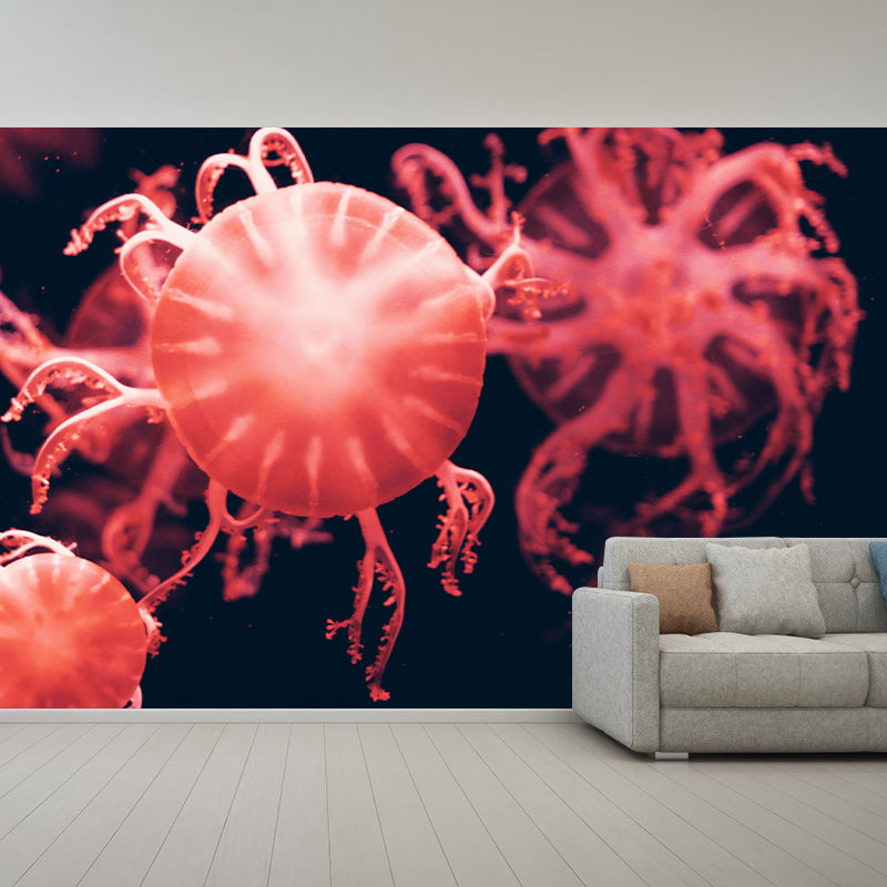 Planktonic Jellyfish Wall Decor for Dining Room Bedroom, Made to Measure