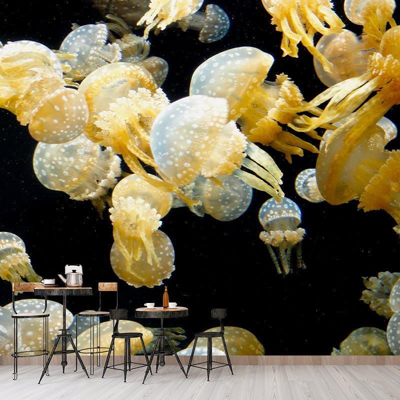 Sea Creatures Wall Mural for Sleeping Room, Water Resistant, Made to Measure