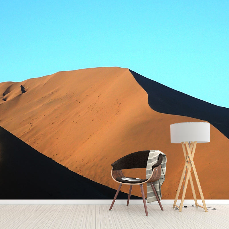 Desert Desertification View Mural Mildew Resistant for Bedroom Decoration