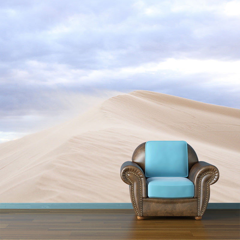 Beautiful Desert Customized Wall Mural Moisture Resistant Home Decor for Sitting Room