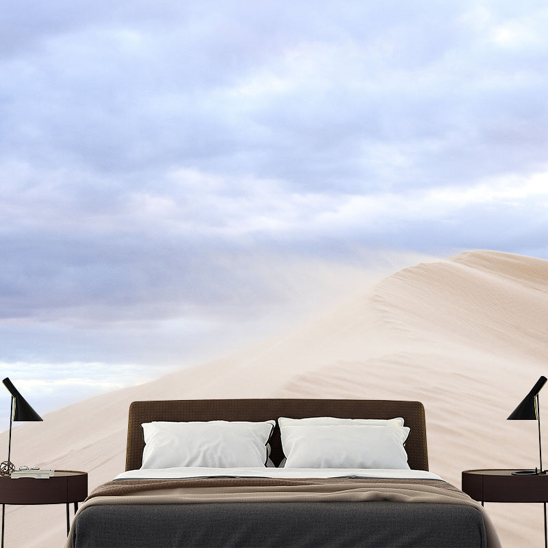 Beautiful Desert Customized Wall Mural Moisture Resistant Home Decor for Sitting Room