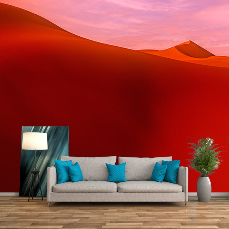 Contemporary Style Desert Mural Decal, Moisture Resistant, Made to Measure