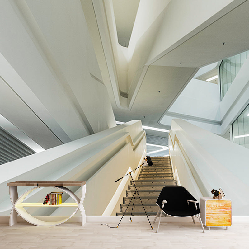 Simple Space Extension Mural Wallpaper Indoor Decoration Wall Covering, Stain-Resistant