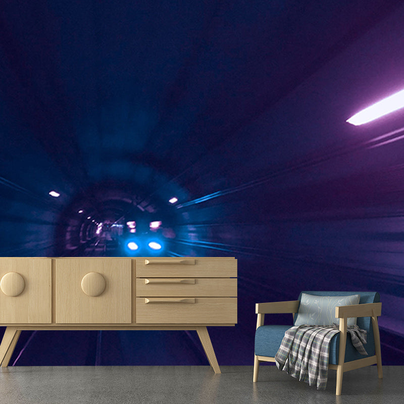 Simple Space Extension Mural Wallpaper Indoor Decoration Wall Covering, Stain-Resistant