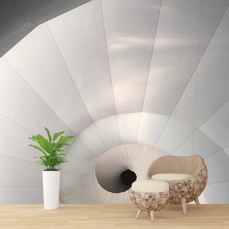 Spiral Space Extension Wall Decals Mural Wallpaper for Living Room Bedroom