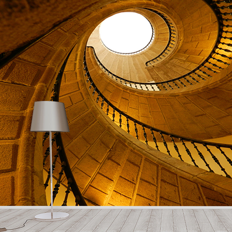 Spiral Space Extension Wall Decals Mural Wallpaper for Living Room Bedroom