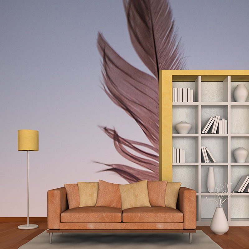 Beautiful Plumage Wall Decor for Bedroom Living Room,Custom Size Available