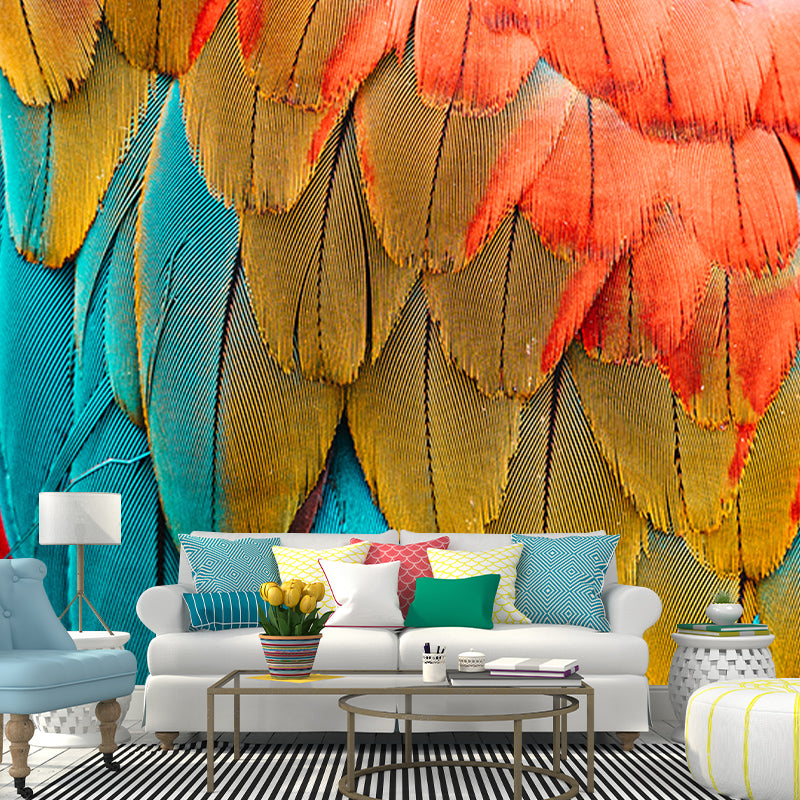 Beautiful Plumage Wall Decor for Bedroom Living Room,Custom Size Available