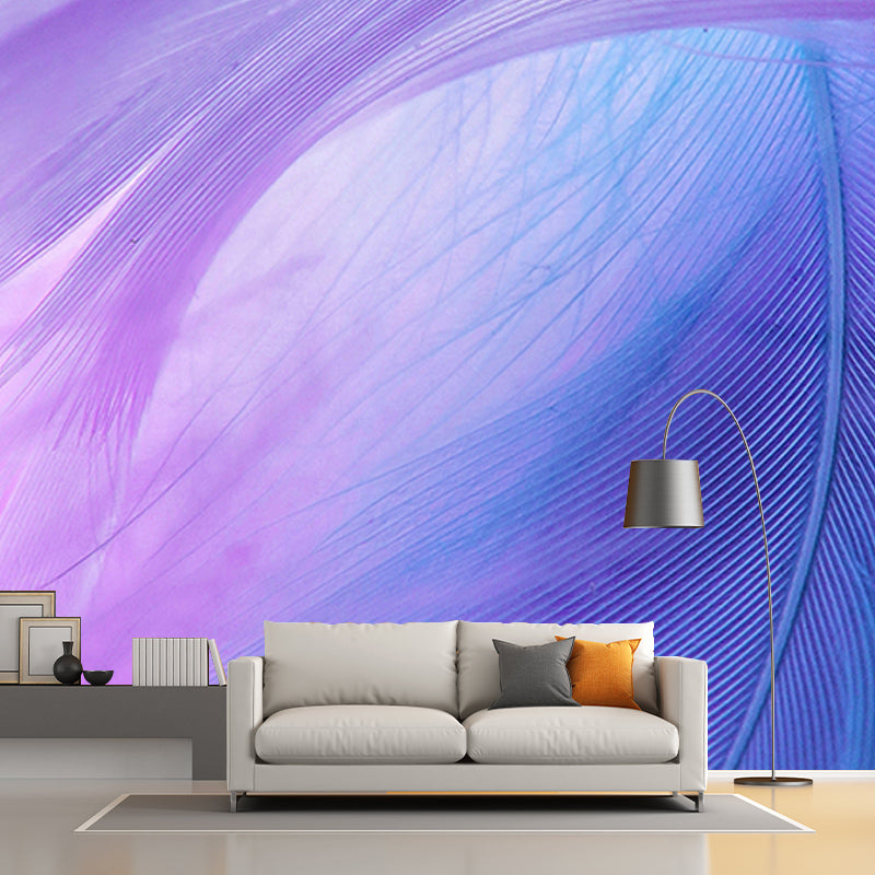 Beautiful Feather Wall Decor for Bedroom Moisture Resistant, Custom Size Available