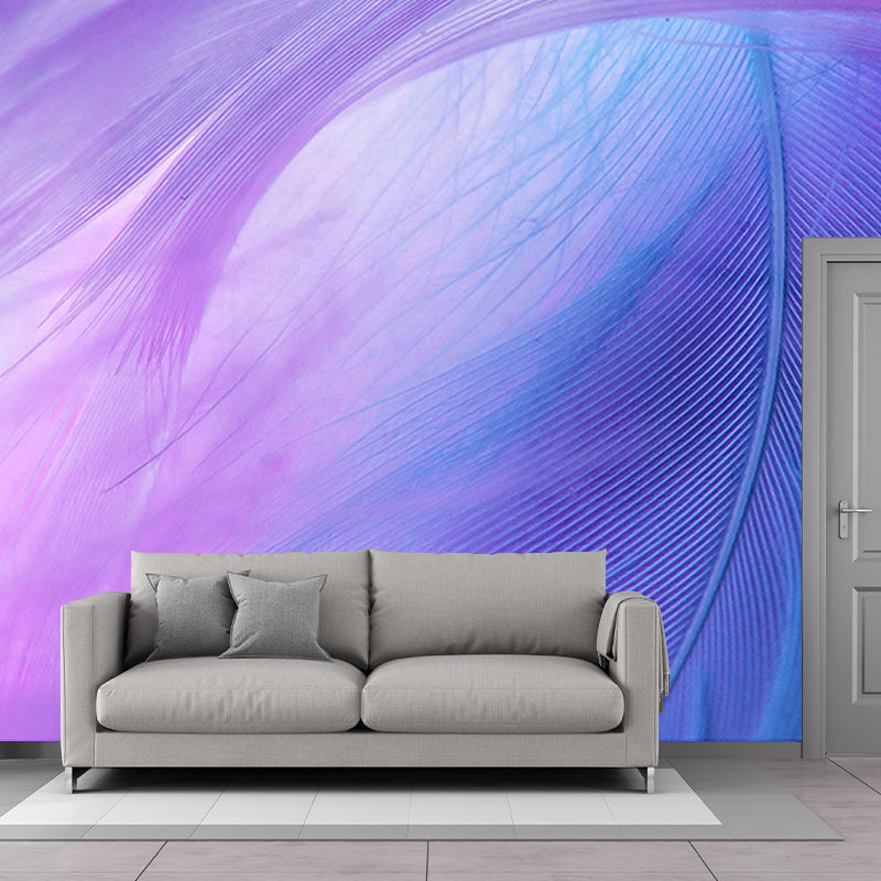 Beautiful Feather Wall Decor for Bedroom Moisture Resistant, Custom Size Available