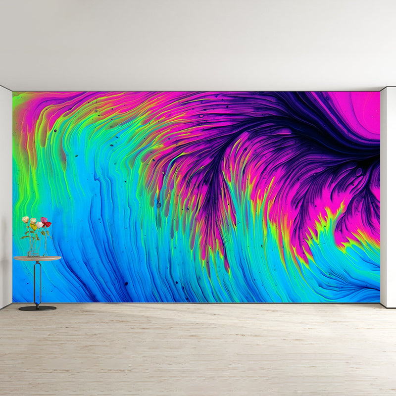 Abstract Wall Mural Wallpaper Water Resistant Wall Covering for Living Room