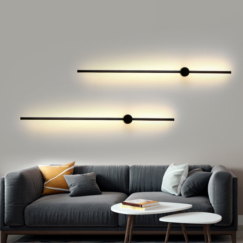 Lineare Form Metallwand Licht moderner Stil 2 Leichter Wandmontageleuchte