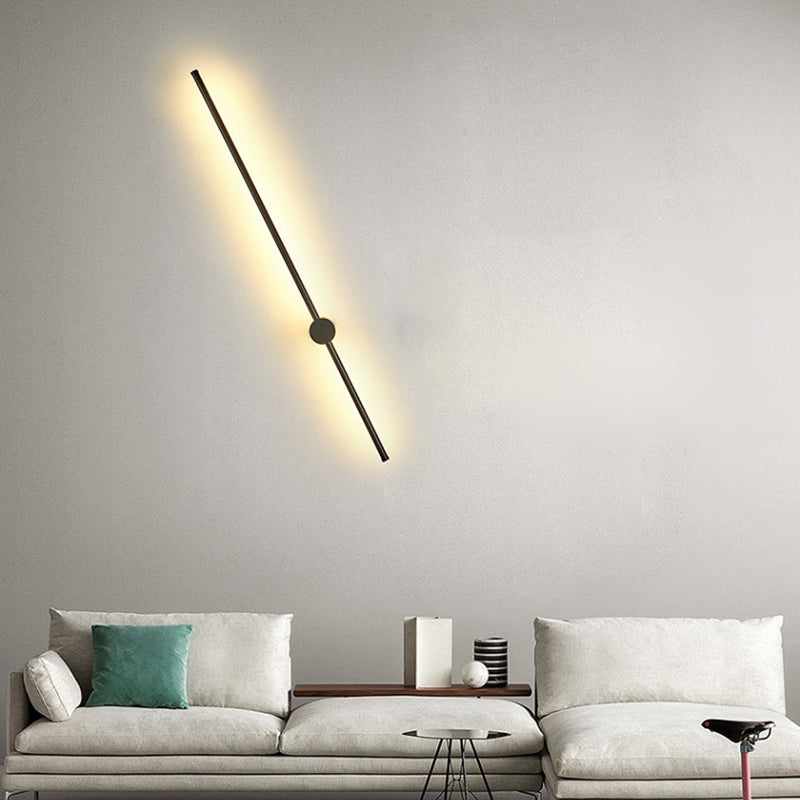Lineare Form Metallwand Licht moderner Stil 2 Leichter Wandmontageleuchte