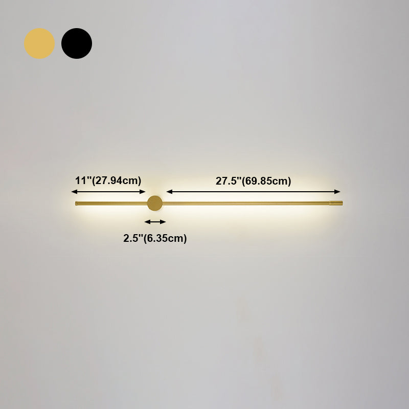 Lineare Form Metallwand Licht moderne 2 Leichter Wandhalterung Leuchte