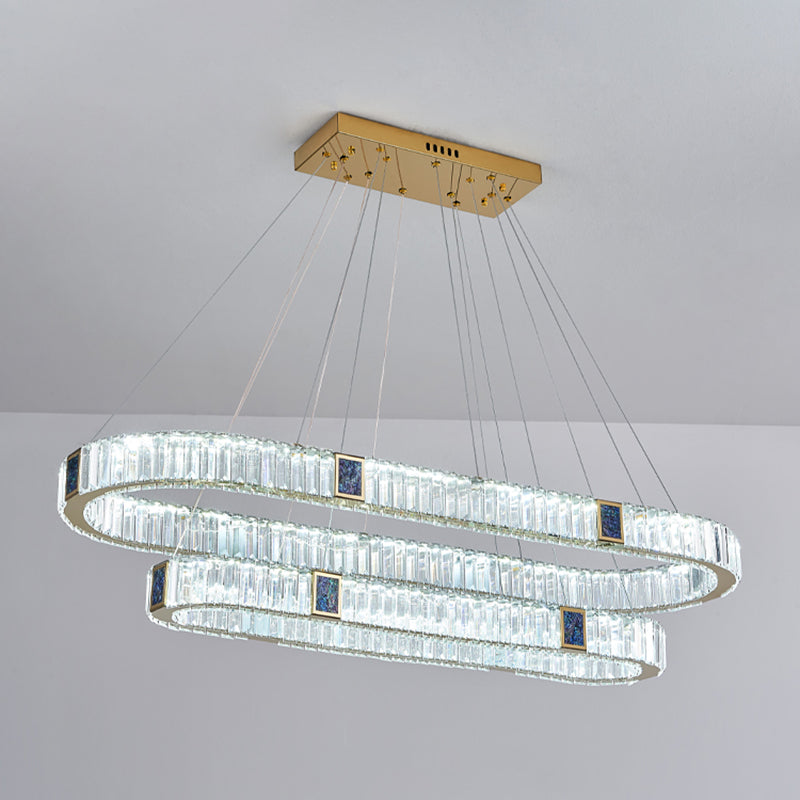 Crystal Hanging Pendant Lights Contemporary Hanging Lamps for Dining Room