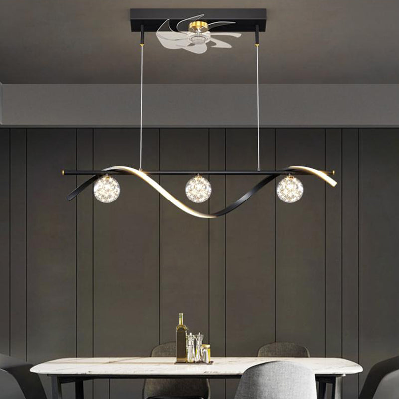 Linear Island Lighting Fixtures Contemporary Metal Island Lighting Ideas in Black