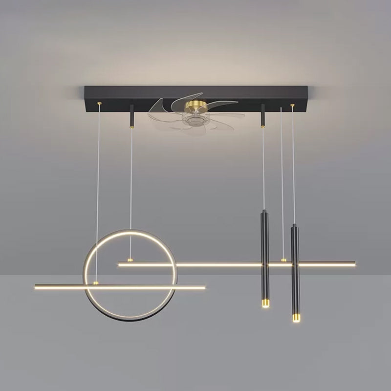 Linear Island Lighting Fixtures Contemporary Metal Island Lighting Ideas in Black