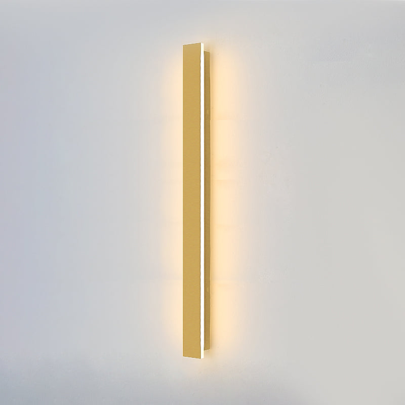 Forma lineal Luz de pared de metal Estilo moderno 1 Luz de luz de pared de luz