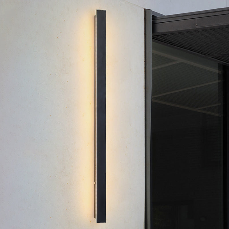 Forma lineal Luz de pared de metal Estilo moderno 1 Luz de luz de pared de luz