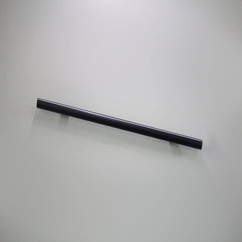 Linear Shape Metal Wall Light Modern 1 Light Wall Mounted Light Fixture in Black
