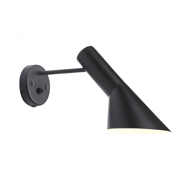 Metal Flared Wall Lighting Industrial Style 1 Light Wall Light Fixture
