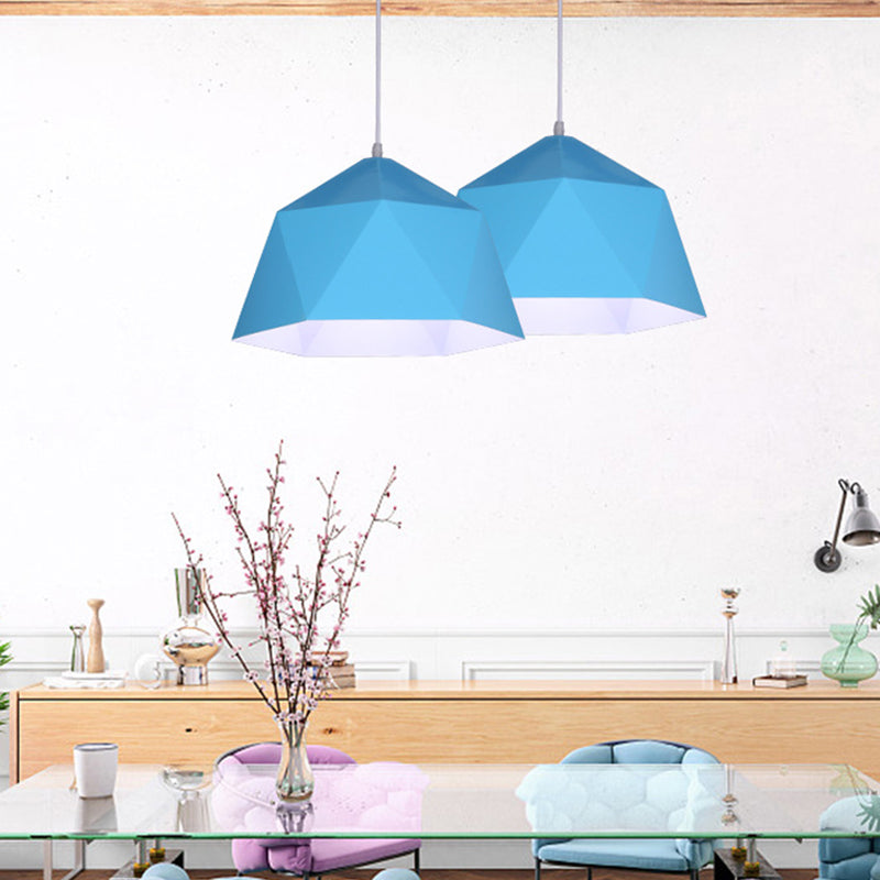 Bowl Shape Hanging Lighting Modern Style Metal 1 Light Pendant Lamp for Clothing Store