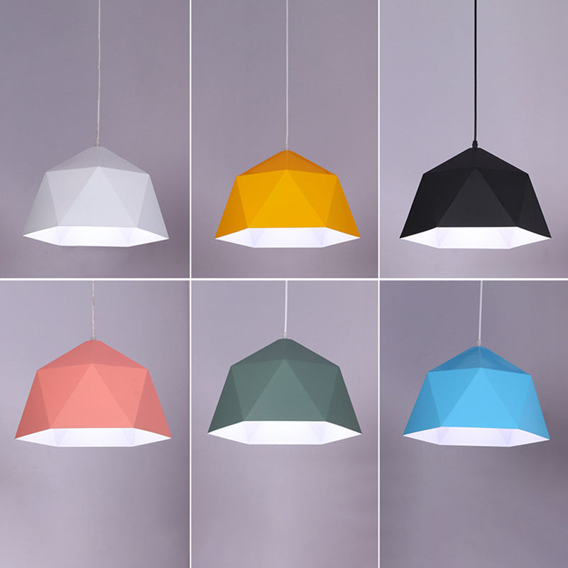 Bowl Shape Hanging Lighting Modern Style Metal 1 Light Pendant Lamp for Clothing Store