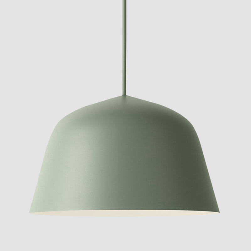 Forme de bol en métal Lumières suspendues modernes à 1-Light Prowing Fixture pour salle à manger