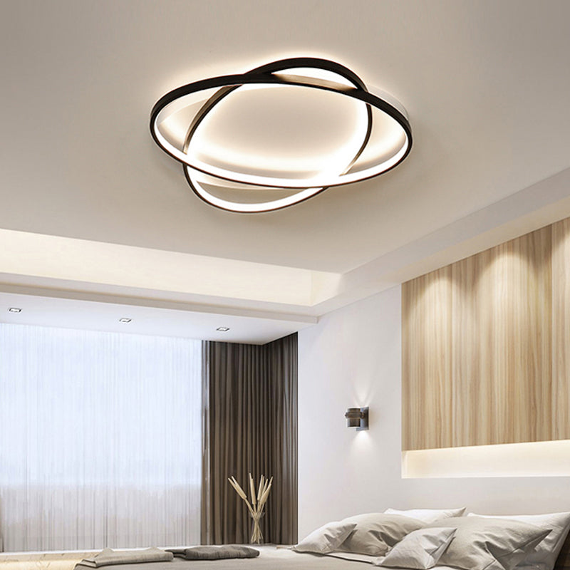 LED Flush Mount Ceiling Lighting 2 Lights Modern Ceiling Mounted Lights for Living Room