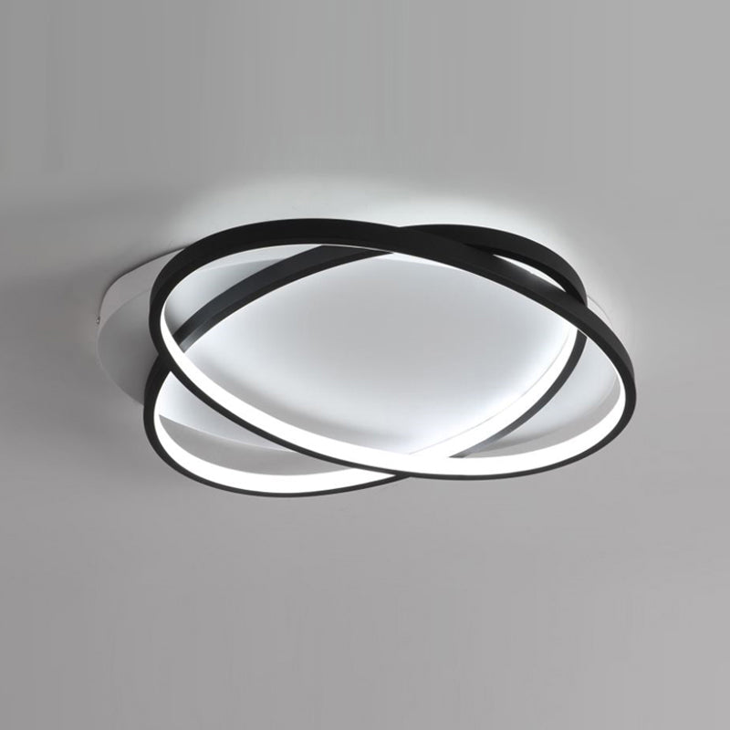 LED Flush Mount Ceiling Lighting 2 Lights Modern Ceiling Mounted Lights for Living Room