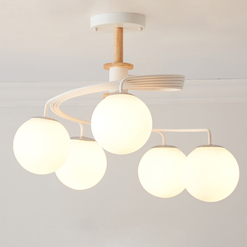 Lampade per lampadari in legno moderni in legno di lampade a sospensione a sospensione multipla