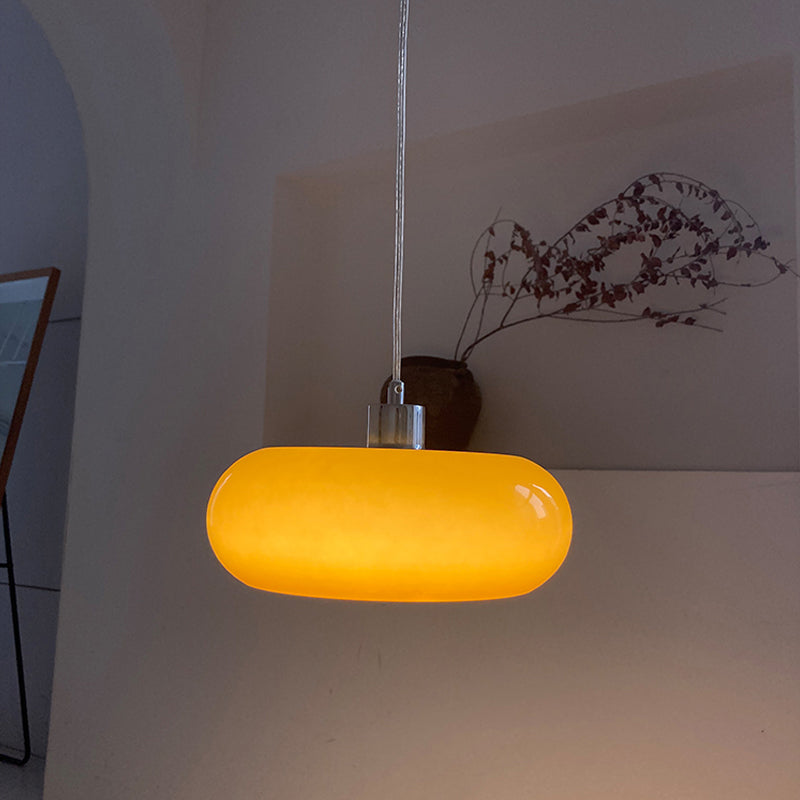 Pendentif tambour pendant suspension de la chambre en verre suspension de style moderne