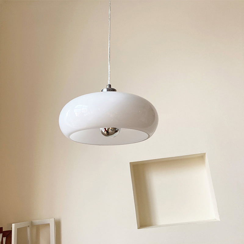 Pendentif tambour pendant suspension de la chambre en verre suspension de style moderne