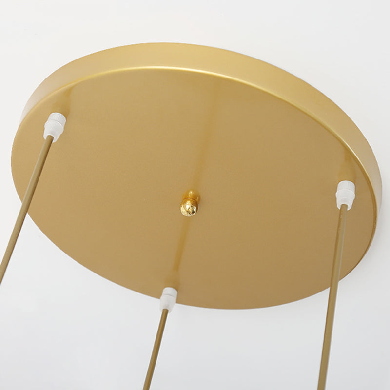 3 têtes Crystal suspendu éclairage pendentif contemporain pour le salon