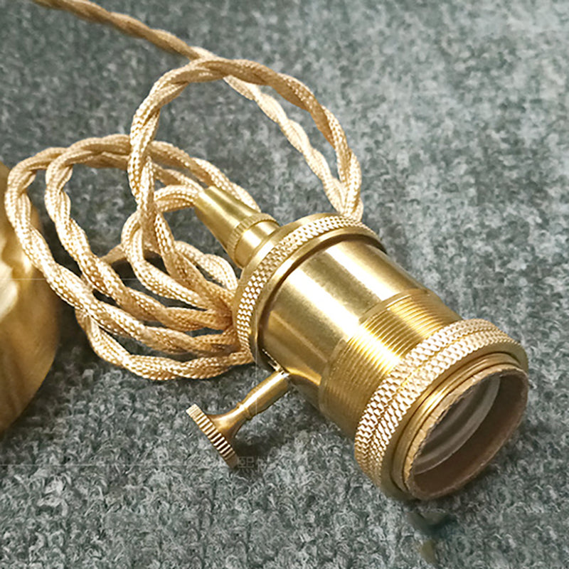 Single Head Glass Hanging Light Modern Pendant Lighting for Living Room Dinning Room