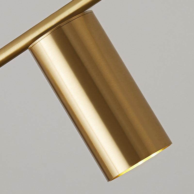 Modern Dining Chandelier Light Cylindrical Shade Pendant Light Fixture for Dining Room