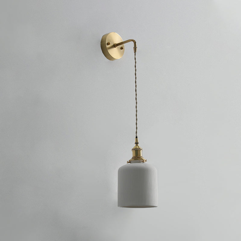 Modern de pared de cerámica Metal 1 1 de luz Medida de pared para sala de estar para sala de estar