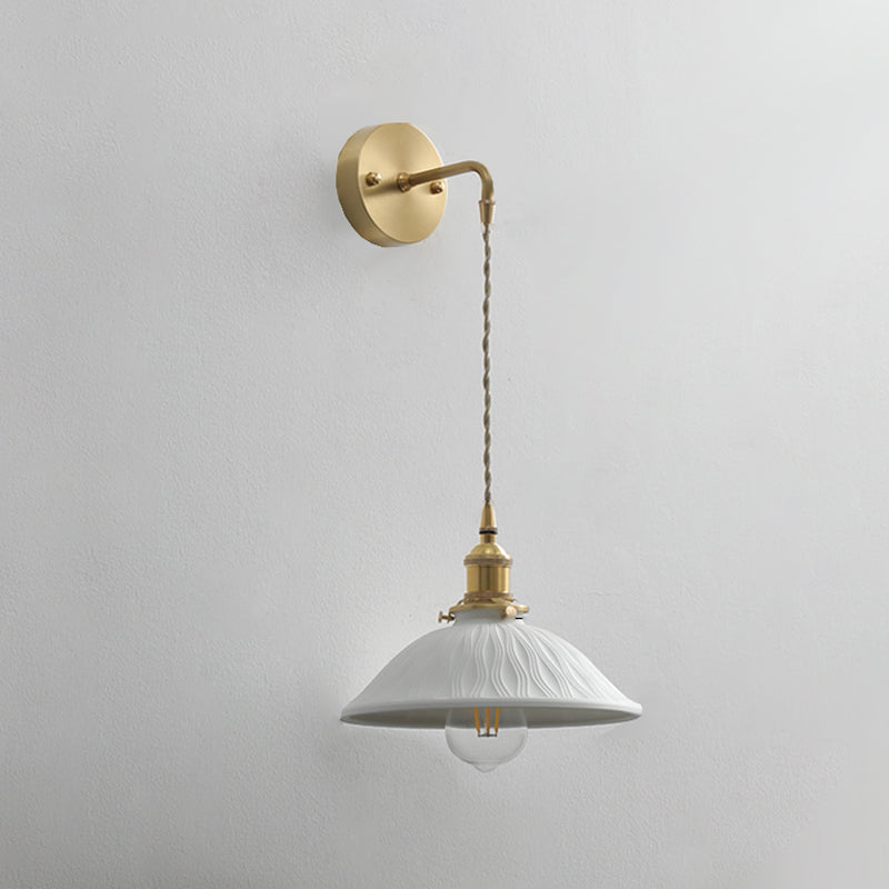 Modern de pared de cerámica Metal 1 1 de luz Medida de pared para sala de estar para sala de estar