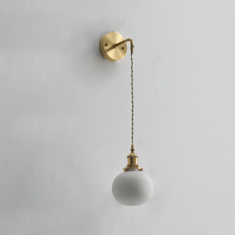 Modern de pared de cerámica Metal 1 1 de luz Medida de pared para sala de estar para sala de estar