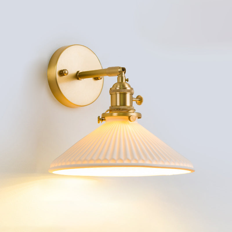 Sentón de vidrio pared apliques moderno 1 cabeza de pared montada en la pared