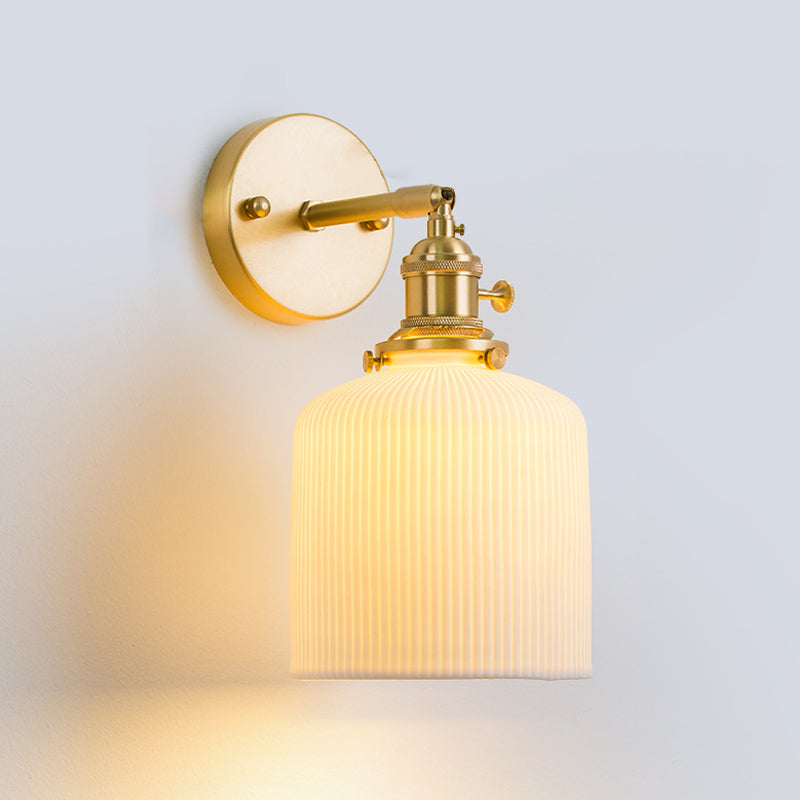Sentón de vidrio pared apliques moderno 1 cabeza de pared montada en la pared