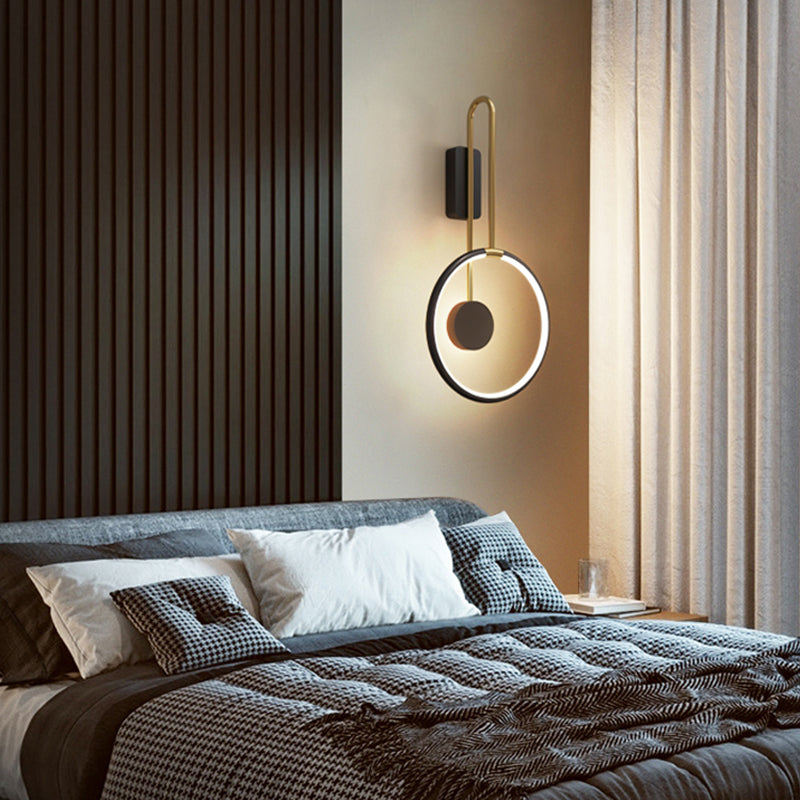 Zeitgenössische Haushaltslesewandlampen Metallleuchten für Schlafzimmer Wohnzimmer