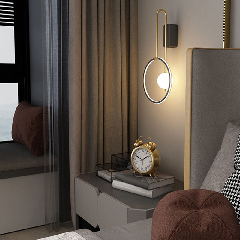 Zeitgenössische Haushaltslesewandlampen Metallleuchten für Schlafzimmer Wohnzimmer