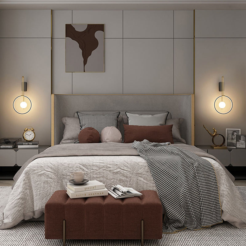 Zeitgenössische Haushaltslesewandlampen Metallleuchten für Schlafzimmer Wohnzimmer