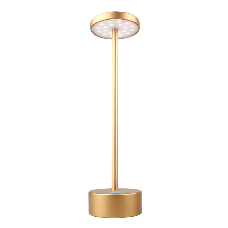 Lampada da tavolo in alluminio Stile moderno Luce a led singola a led per camera da letto