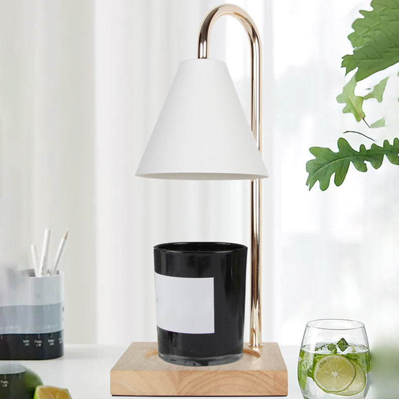 Metalen boog tafellamp moderne stijl kleurrijke single light tafel licht voor slaapkamer