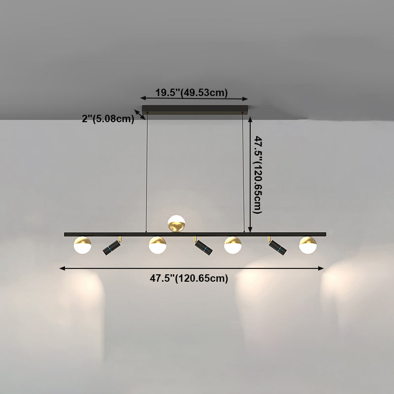 Geometric Island Pendant Lights Contemporary Metal Kitchen Pendant Lights